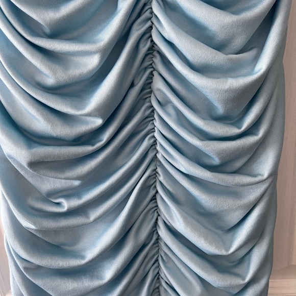 Baby Blue Stretchy Dress - Picture 5 of 5